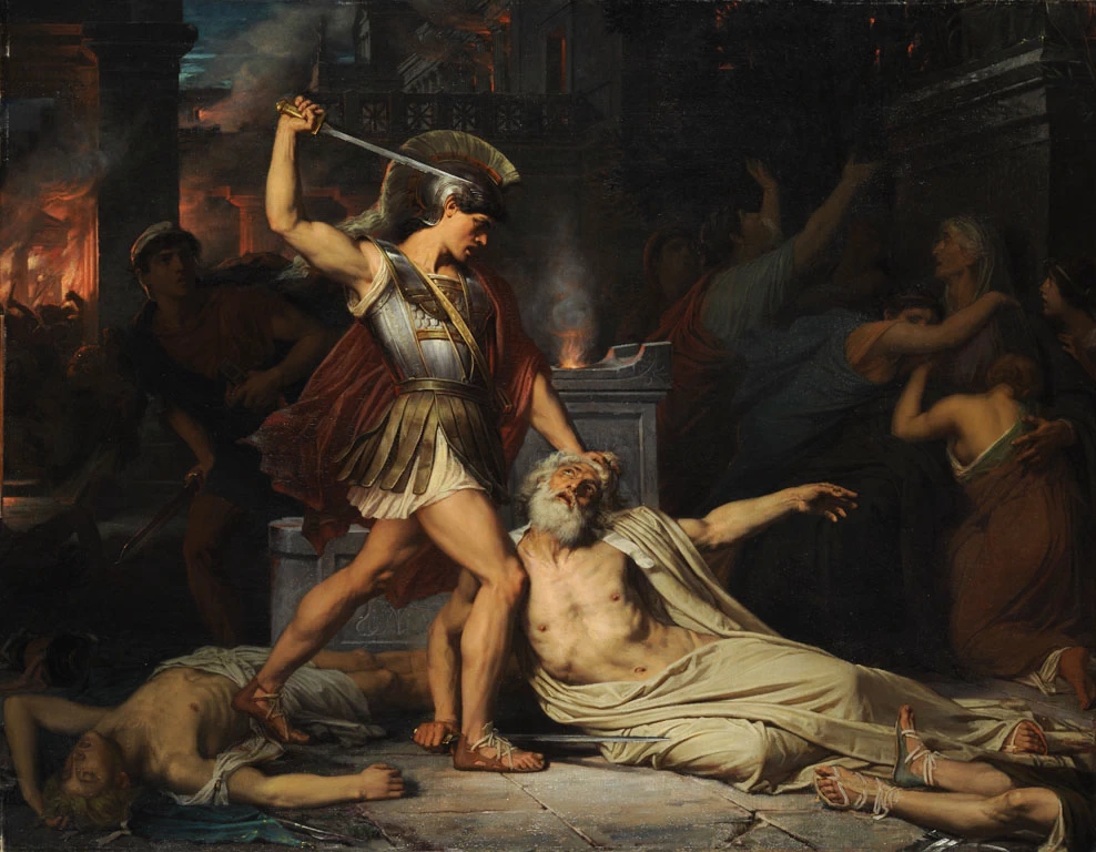La morte di Priamo - Paris, University of Fine Arts